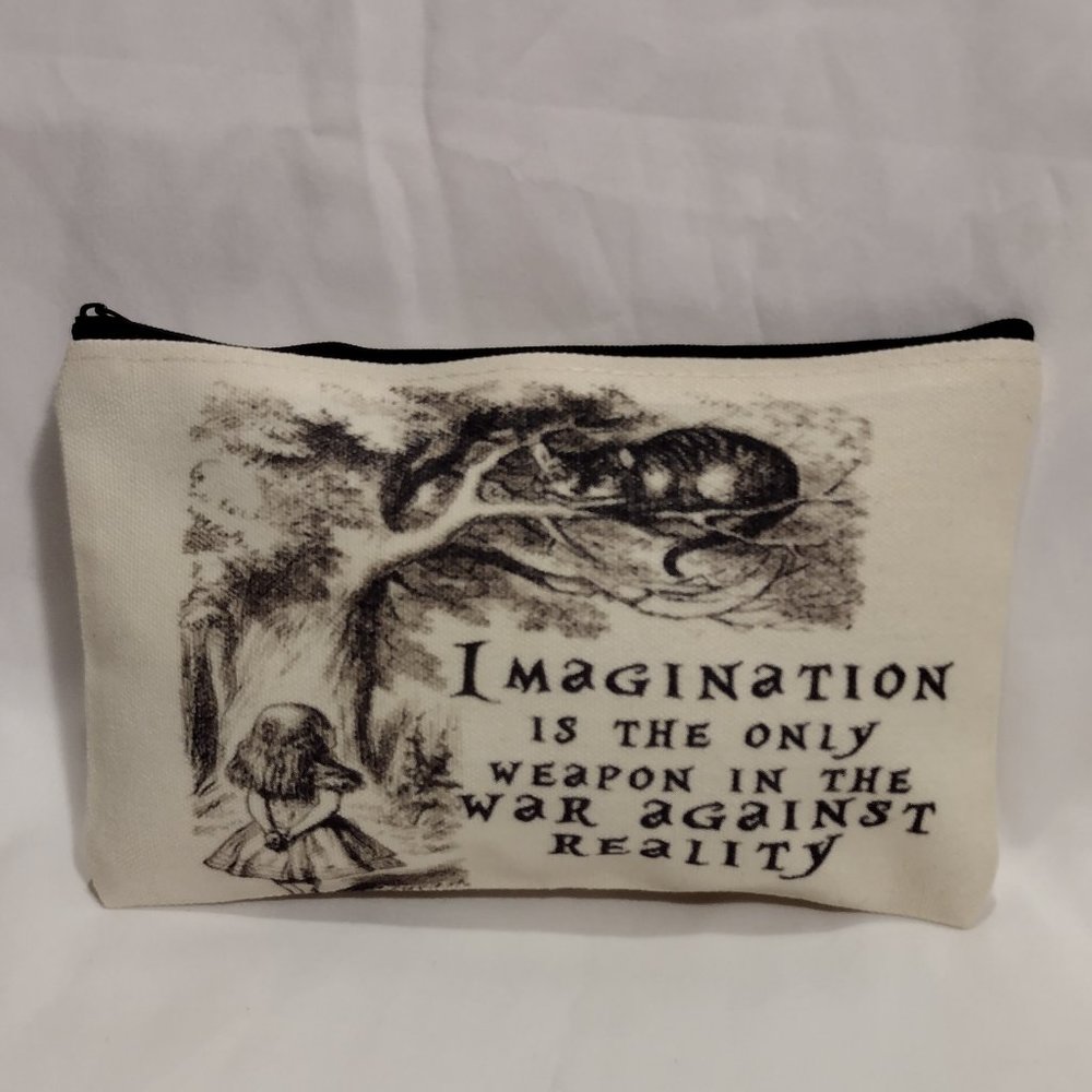 Alice "Imagination..." Versatile Carry-All Zipper Pouch